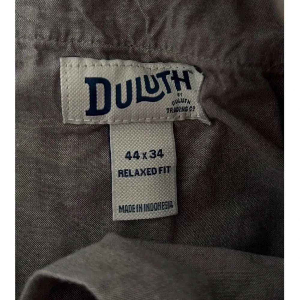 Duluth Flex Ballroom Khaki Pants 44x34 Relaxed Fit Workwear Stretch Tan 46x33